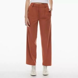 Aritzia Sunday Best Harvey Pants in Epicurean Brown